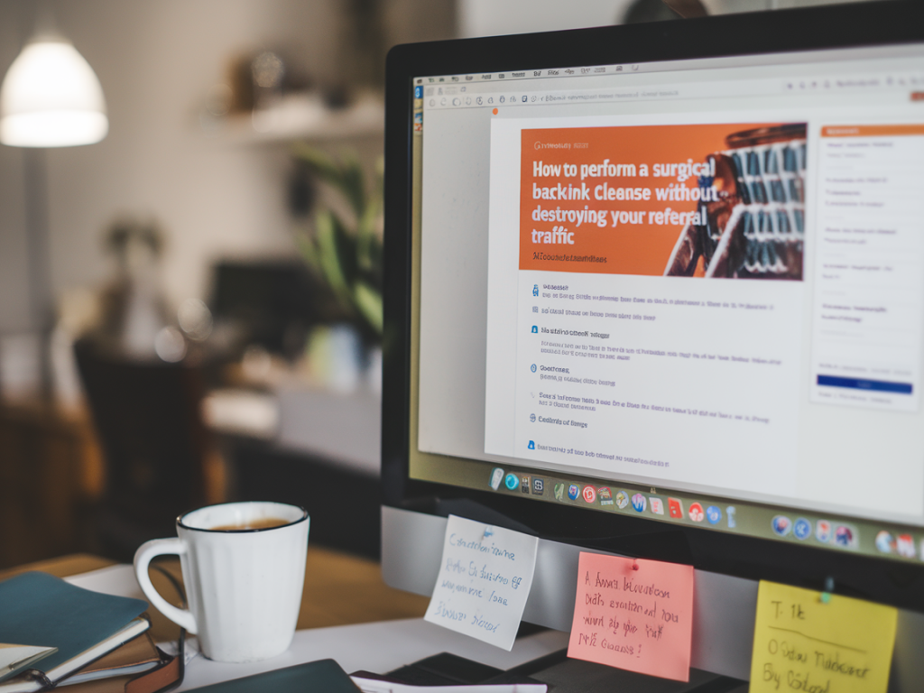 How to perform a surgical backlink cleanse without destroying your referral traffic