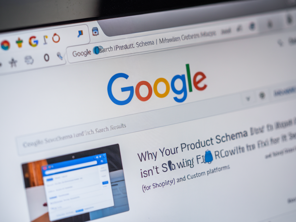 Why your product schema isn't showing rich results (and how to fix it for shopify and custom platforms)