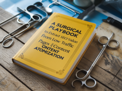 A surgical playbook to extract seo value from low-traffic pages using content atomization