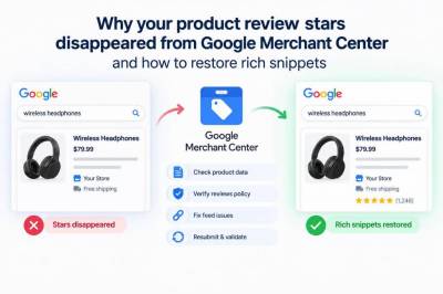 Why your product review stars disappeared from google merchant center and how to restore rich snippets