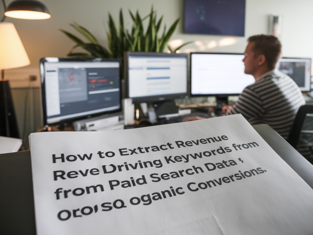 How to extract revenue-driving keywords from paid search data to boost organic conversions